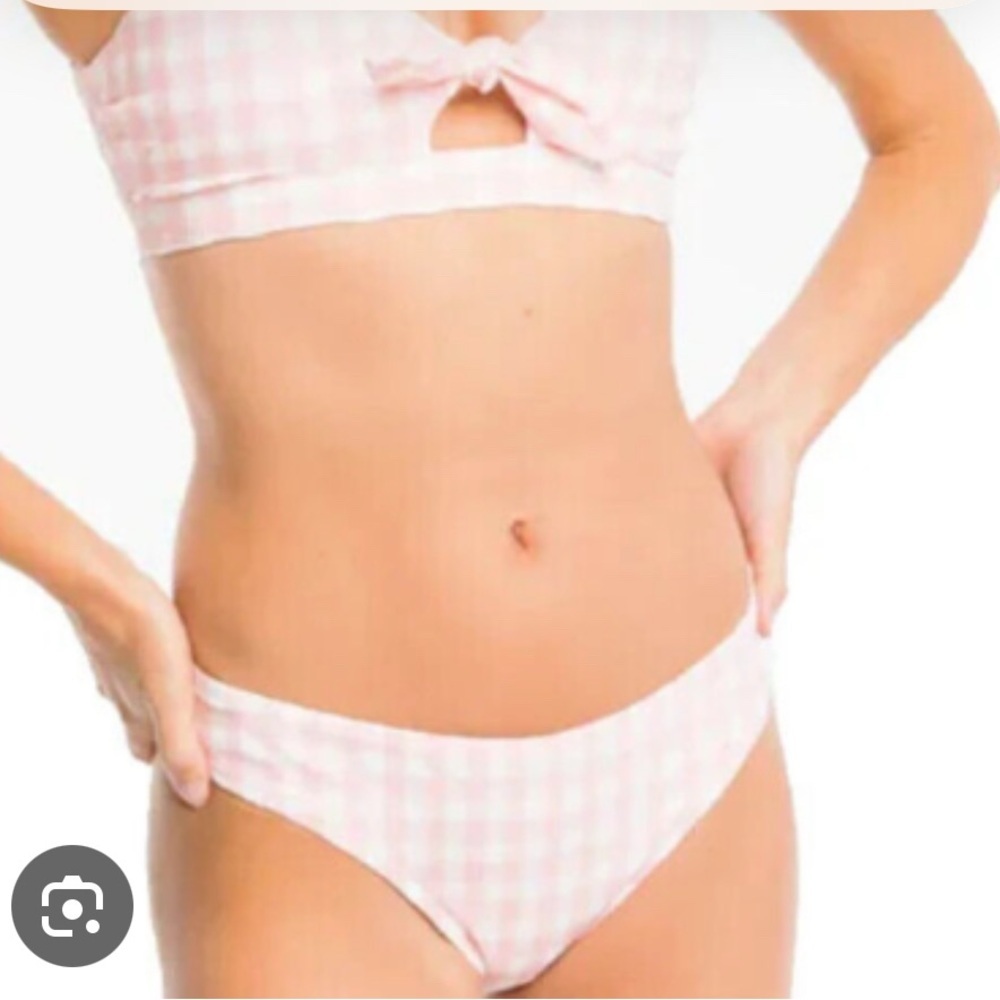 Southern Tide Pink Gingham BikiniNWT Southern Tide Set Bikini Top M+Bottom L